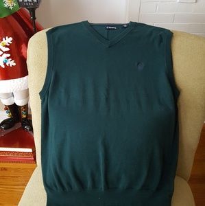 CHRISTMAS NWOT Men's Chaps Green Sweater Vest